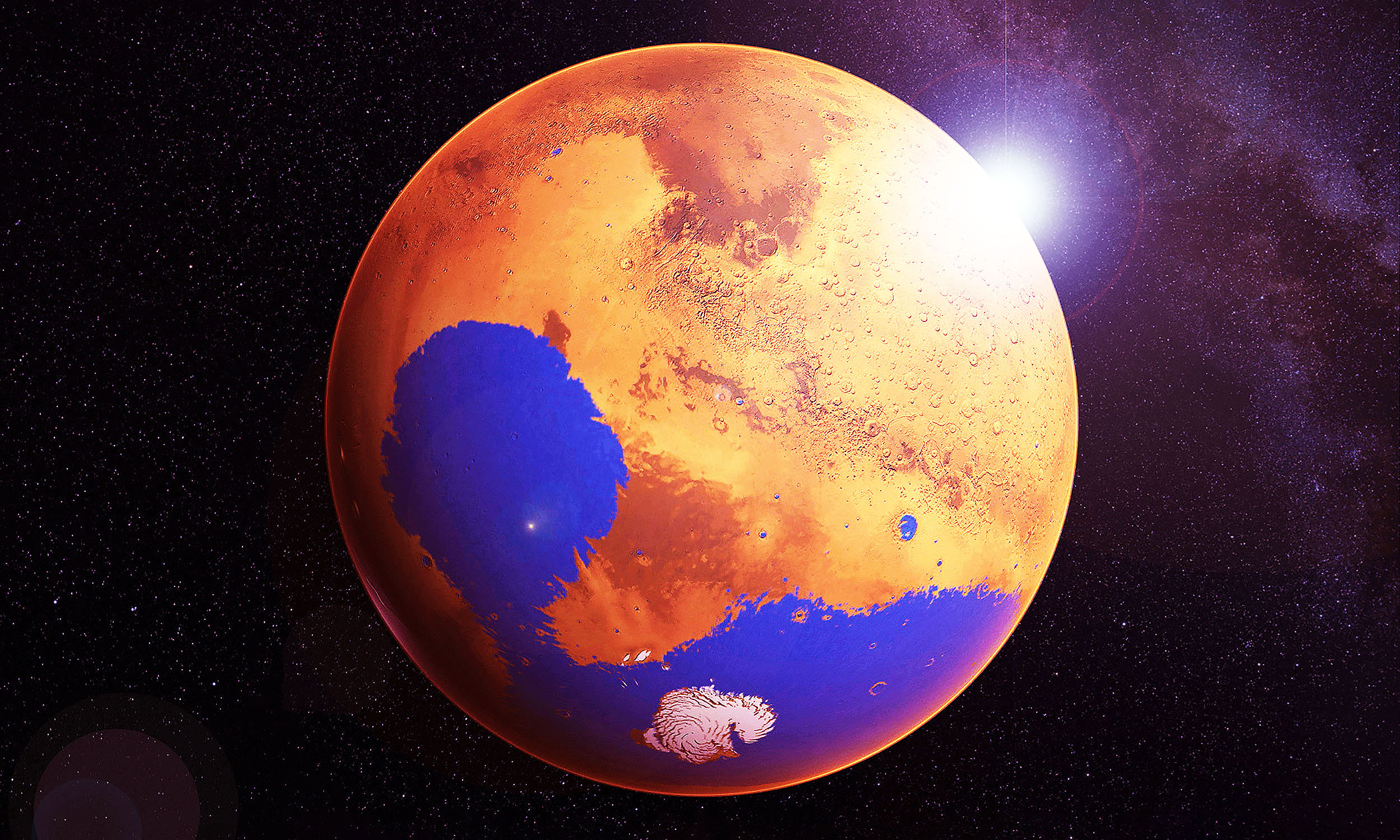 Water reservoir discovered on Mars is over two miles deep - Earth.com