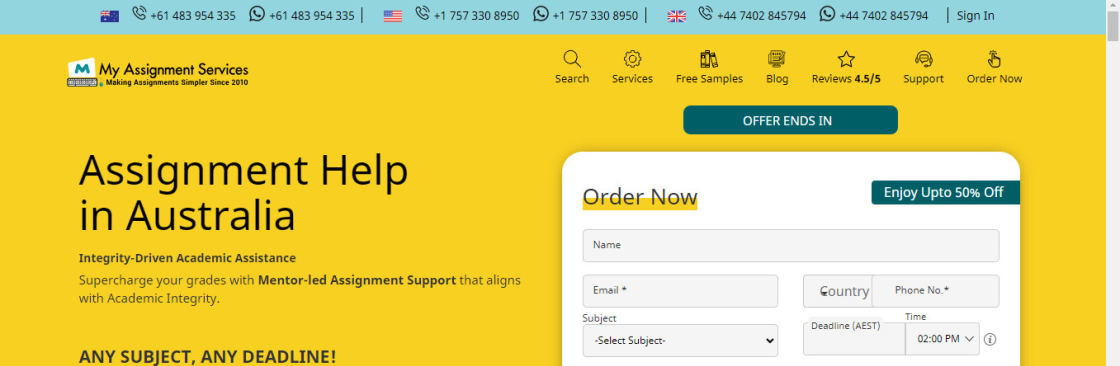 My Assignment Services Cover Image