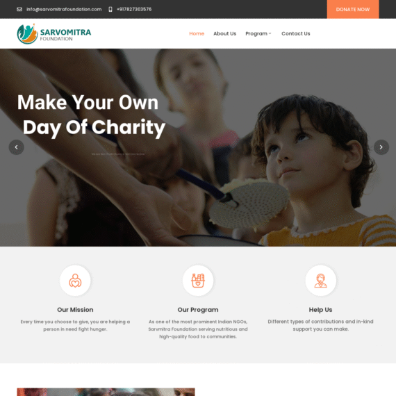 Best NGO Website Designing Company in Delhi India.