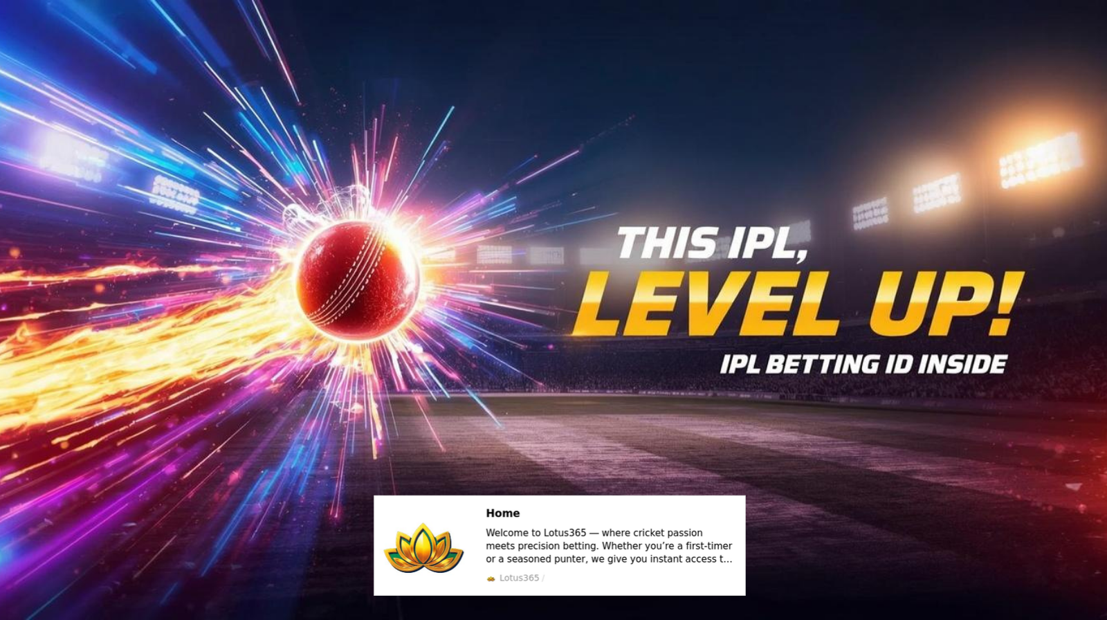 Best IPL Betting ID Online | Fast Withdrawal & 100% Secure ID